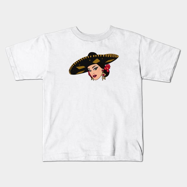Valentina | Mexicana Kids T-Shirt by Jakmalone
